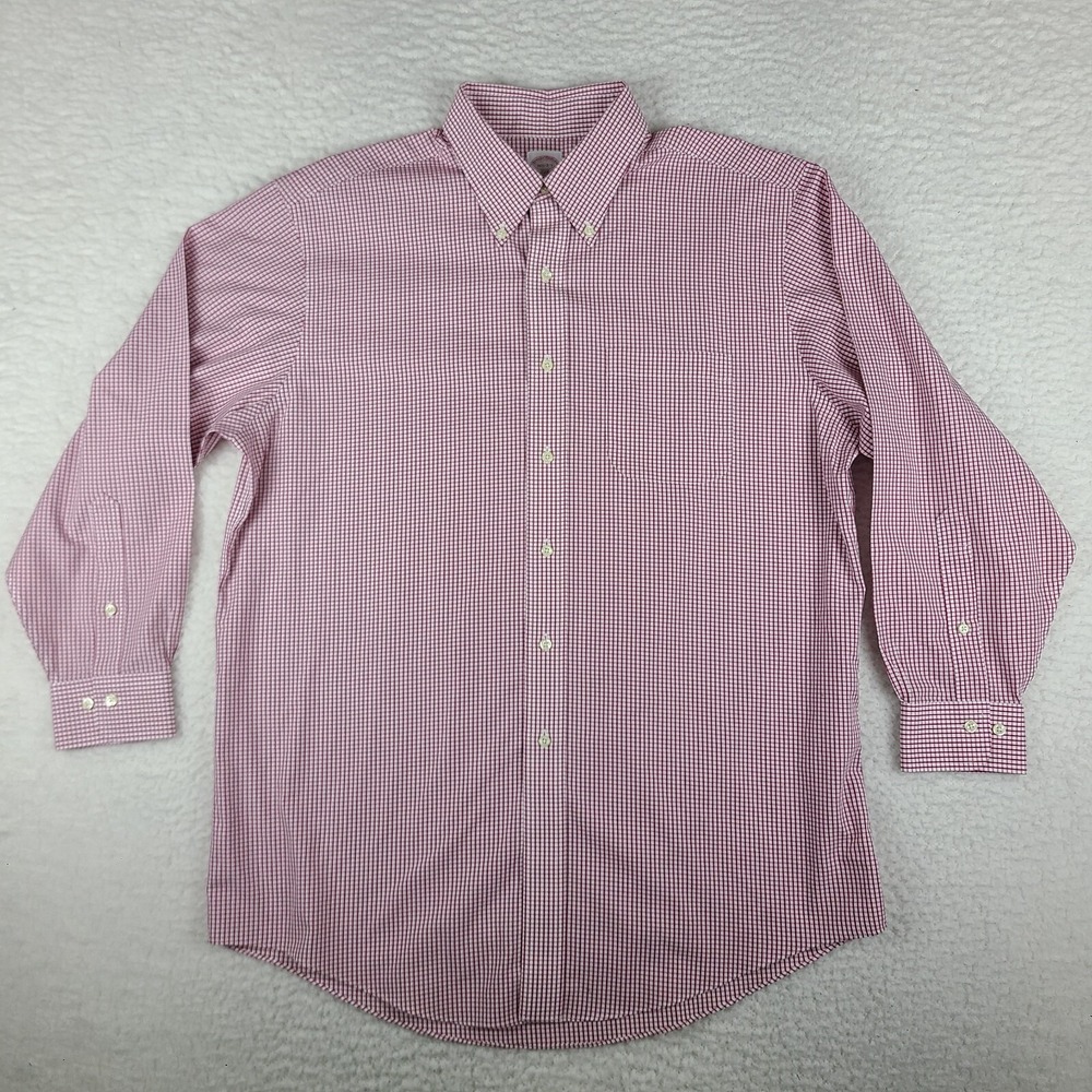 Brooks Brothers Red Gingham Dress Shirt